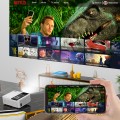TMY 5G WiFi Projector with Bluetooth 5.1, 9000 Lumens HD Movie Projector, 1080P Supported Mini Projector, Portable Outdoor Projector, Compatible with TV Stick, Phone, Computer, HDMI, USB, AV, TF